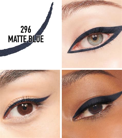 dior eyeliner blue|diorshow waterproof eyeliner.